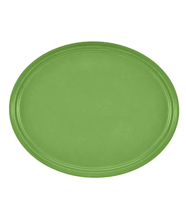 Khay Phục Vụ Oval Cambro 2500113 Fiberglass 48.9x61 cm Màu Limeade