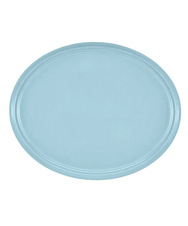 Khay Phục Vụ Oval Cambro 2500177 Fiberglass 48.9x61 cm Màu Xanh Sky