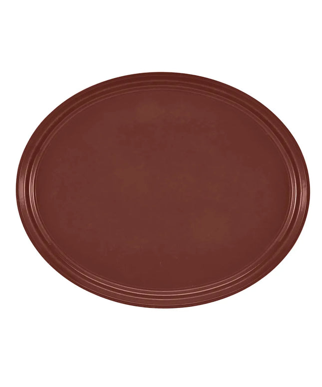 Khay Phục Vụ Oval Cambro 2500501 Fiberglass 48.9x61 cm Màu Real Rust
