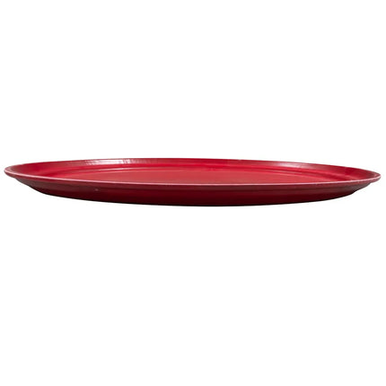 Khay Phục Vụ Oval Cambro 2500521 Fiberglass 48.9x61 cm Màu Đỏ Cambro