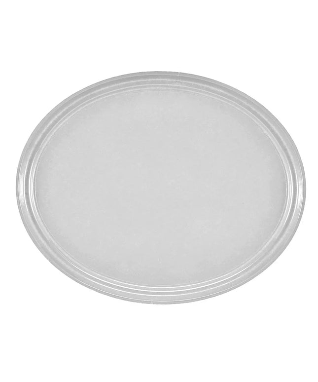 Khay Phục Vụ Oval Cambro 2700107 55.9x68.6 cm Nhựa Sợi Thủy Tinh Màu Xám Ngọc Trai
