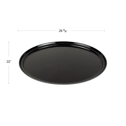 Khay Phục Vụ Oval Cambro 2700110 55.9x68.6 cm Nhựa Sợi Thủy Tinh Màu Đen