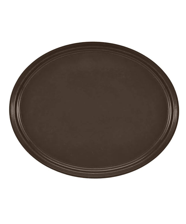 Khay Phục Vụ Oval Cambro 2700116 55.9x68.6 cm Nhựa Sợi Thủy Tinh Màu Nâu Brazil