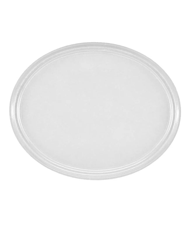 Khay Phục Vụ Oval Cambro 2700148 55.9x68.6 cm Nhựa Sợi Thủy Tinh Màu Trắng