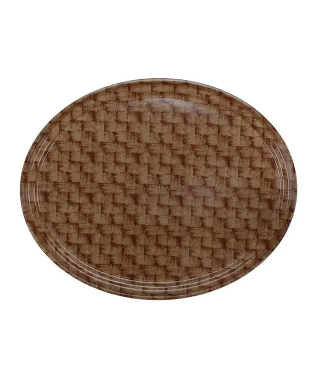 Khay Phục Vụ Oval Cambro 2700301 Camtray® 55.9 x 68.3 cm - Fiberglass, Vân Đan Tối