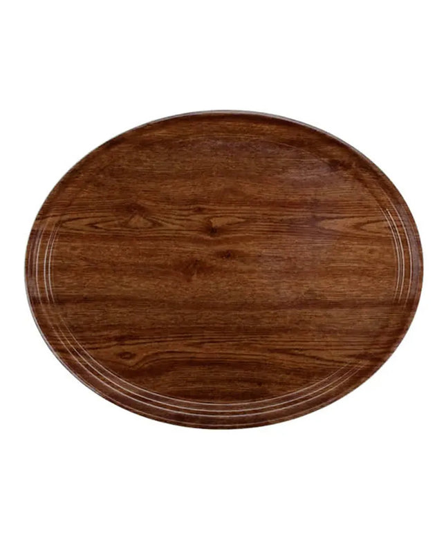 Khay Phục Vụ Oval Cambro 2700304 Camtray® 55.9 x 68.3 cm - Fiberglass, Màu Country Oak