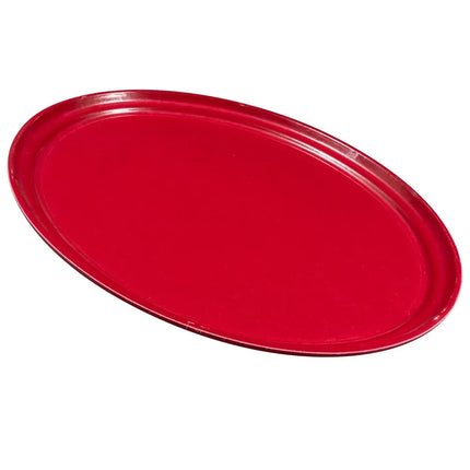 Khay Phục Vụ Oval Cambro 2700521 55.9x68.6 cm Nhựa Sợi Thủy Tinh Màu Đỏ Cambro