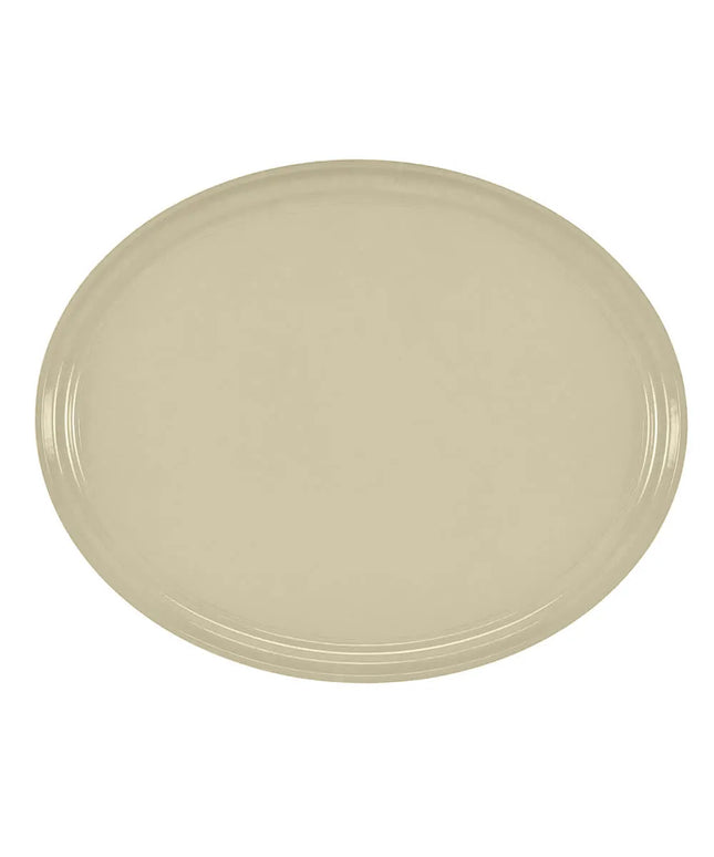 Khay Phục Vụ Oval Cambro 2700537 55.9x68.6 cm - Fiberglass, Vàng Cameo