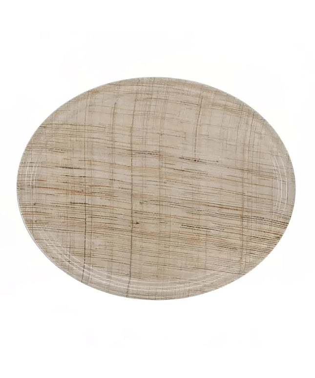 Khay Phục Vụ Oval Camtray Cambro 2500204 - 48.9x61 cm, Fiberglass, Màu Rattan