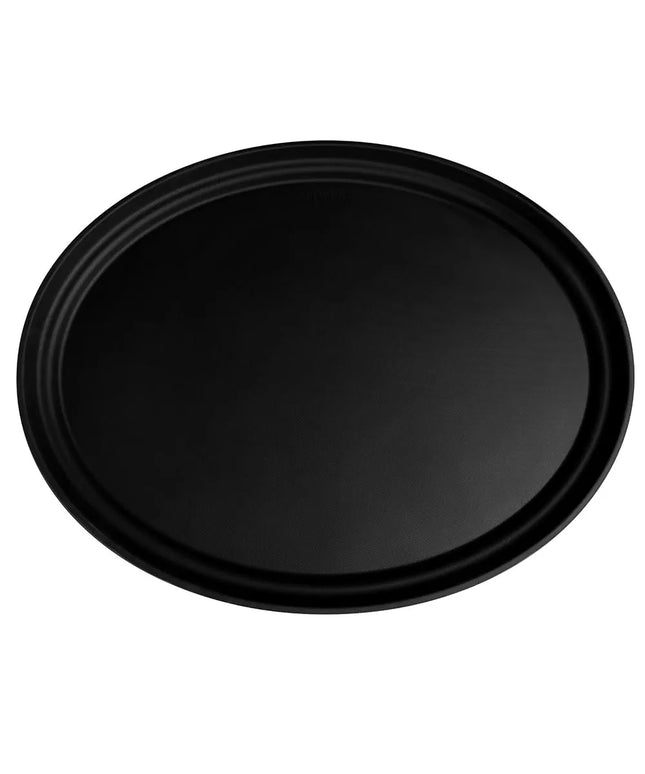 Khay Phục Vụ Oval Camtread Cambro 2500CT110 - 48.9x58.7 cm, Fiberglass, Màu Black Satin