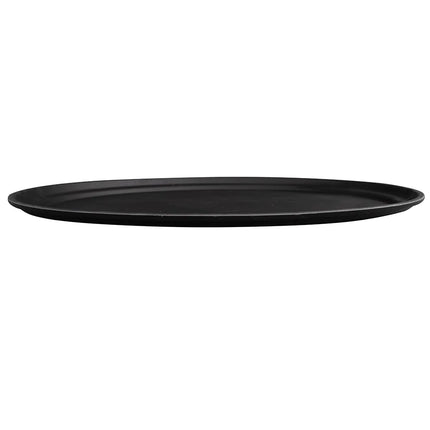 Khay Phục Vụ Oval Camtread Cambro 2500CT110 - 48.9x58.7 cm, Fiberglass, Màu Black Satin