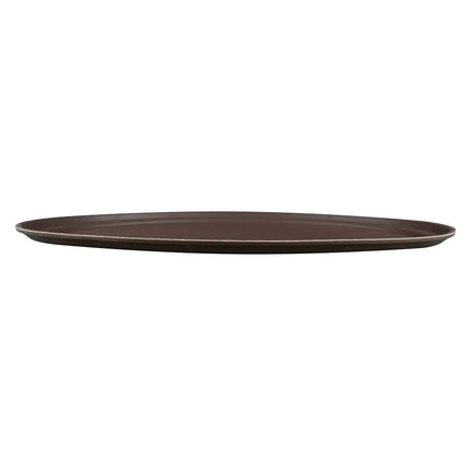 Khay Phục Vụ Oval Camtread Cambro 2500CT138 - 48.9x58.7 cm, Fiberglass, Màu Tavern Tan