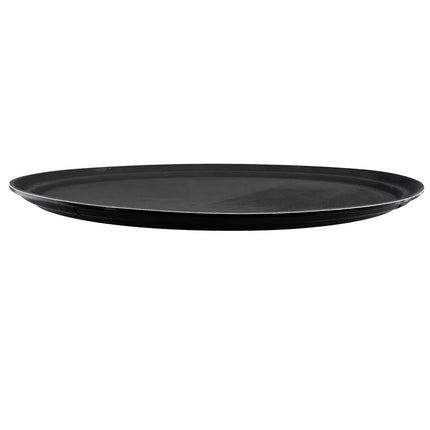 Khay Phục Vụ Oval GET NS-2500-BK - 63.5x50.8 cm, Melamine, Màu Đen