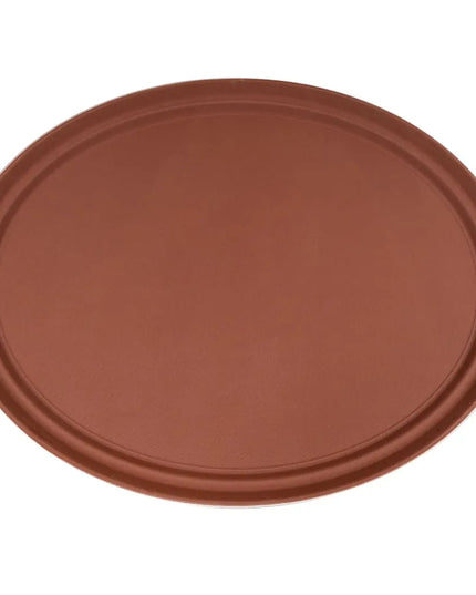 Khay Phục Vụ Oval GET NS-2500-BR - 63.5x50.8 cm, Melamine, Màu Nâu
