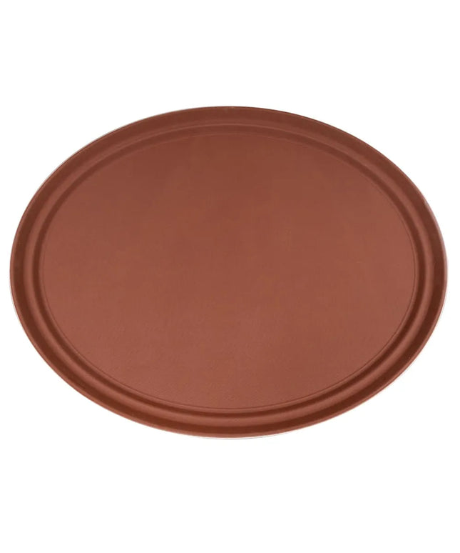 Khay Phục Vụ Oval GET NS-2500-BR - 63.5x50.8 cm, Melamine, Màu Nâu
