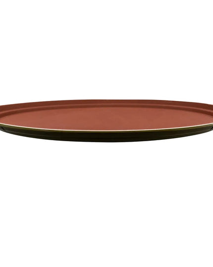 Khay Phục Vụ Oval GET NS-2500-BR - 63.5x50.8 cm, Melamine, Màu Nâu