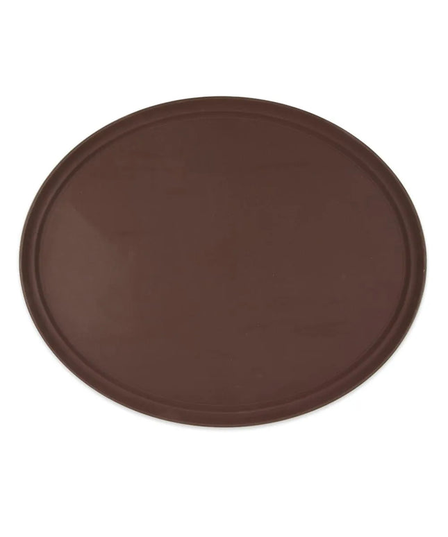Khay Phục Vụ Oval GET NS-3100-BR 78.7 x 63.5 cm - Melamine, Màu Nâu