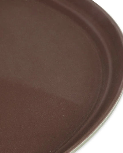 Khay Phục Vụ Oval GET NS-3100-BR 78.7 x 63.5 cm - Melamine, Màu Nâu