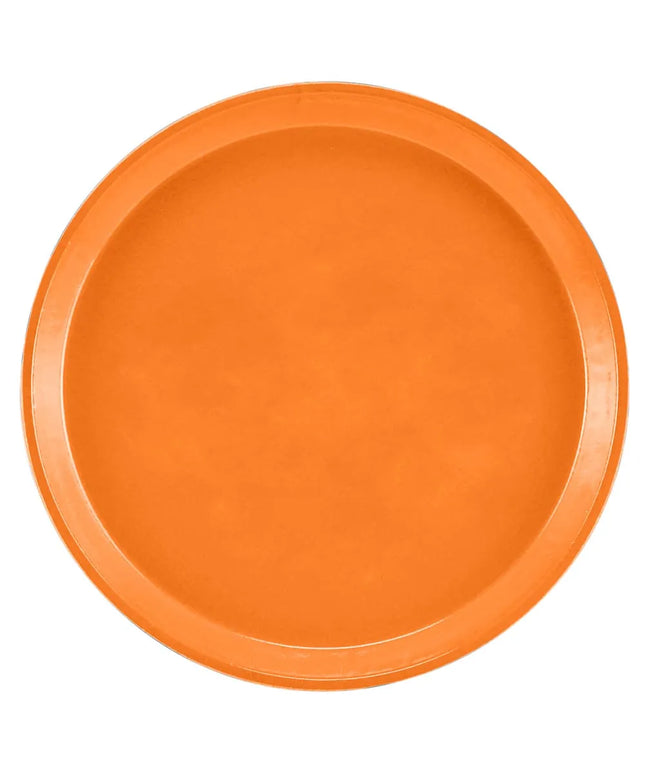 Khay Phục Vụ Tròn Cambro 1000222 Nhựa Fiberglass 25.4 cm - Màu Cam Orange Pizzazz