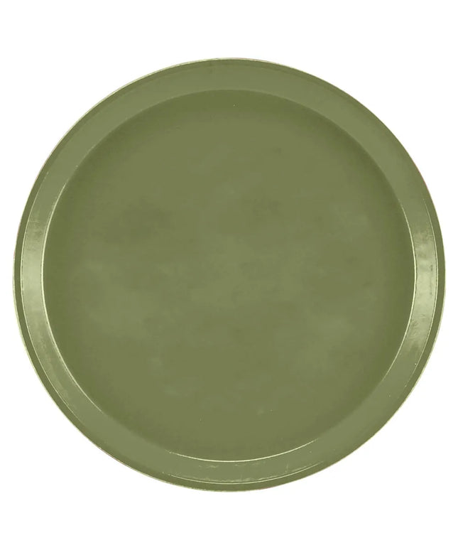 Khay Phục Vụ Tròn Cambro 1000428 Nhựa Fiberglass 25.4 cm - Màu Xanh Olive