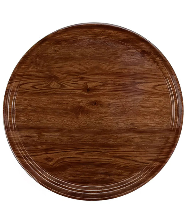Khay Phục Vụ Tròn Cambro 1200304 Camtray 30.5 cm, Fiberglass, Country Oak
