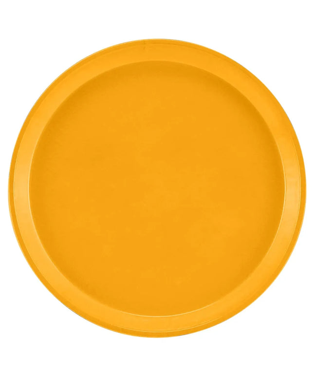 Khay Phục Vụ Tròn Cambro 1200504 30.5 cm - Fiberglass, Vàng Mustard