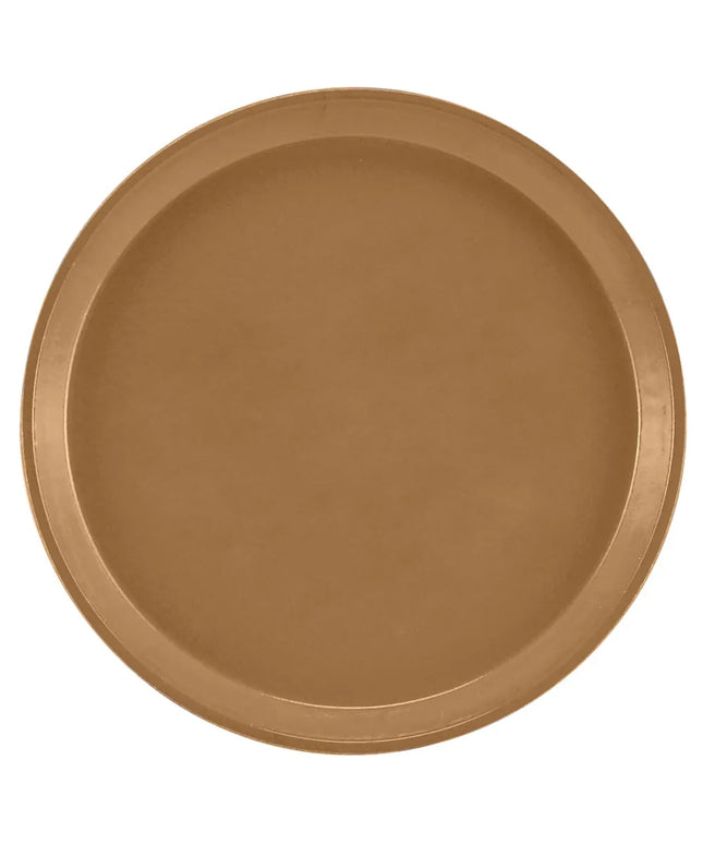 Khay Phục Vụ Tròn Cambro 1300508 Fiberglass 33 cm - Suede Brown