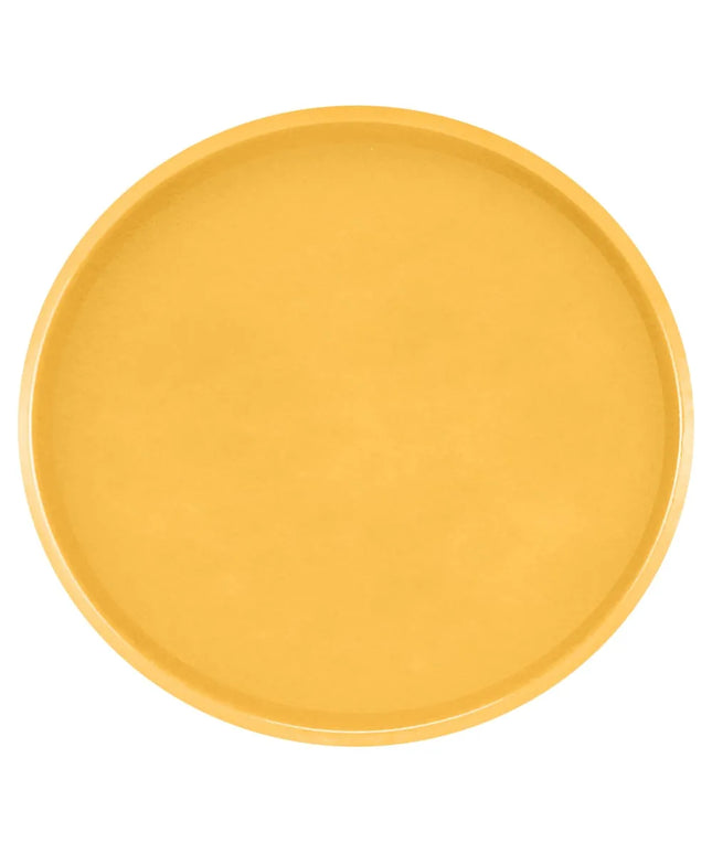Khay Phục Vụ Tròn Cambro 1550171 40.6 cm - Thành Thấp, Sợi Thủy Tinh, Màu Tuscan Gold