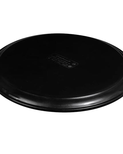 Khay Phục Vụ Tròn Cambro 1550CT110 Camtread 40.6 cm Thành Thấp Fiberglass Bề Mặt Mờ Đen