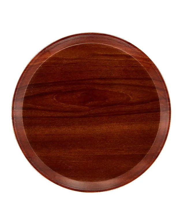 Khay Phục Vụ Tròn Cambro 1600308 Camtray 40.6 cm Fiberglass Màu Burma Teak