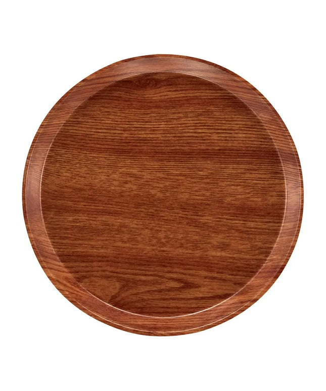 Khay Phục Vụ Tròn Cambro 1600309 Camtray 40.6 cm Fiberglass Màu Java Teak