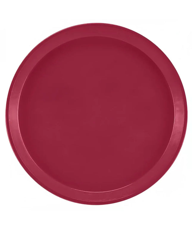 Khay Phục Vụ Tròn Cambro 1600505 Camtray 40.6 cm, Fiberglass, Đỏ Cherry