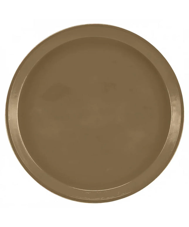 Khay Phục Vụ Tròn Cambro 1600513 Camtray 40.6 cm, Fiberglass, Nâu Bay Leaf