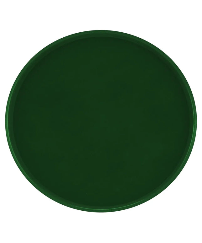 Khay Phục Vụ Tròn Cambro 1950119 Camtray 49.5 cm - Thành Thấp, Fiberglass, Màu Sherwood Green