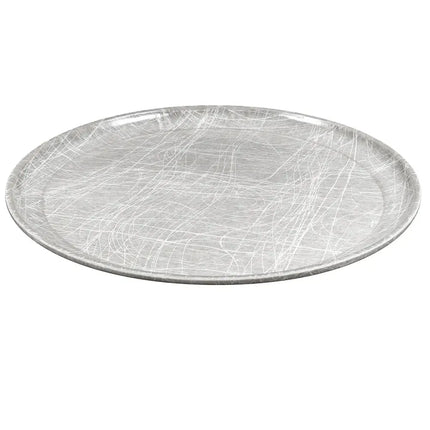 Khay Phục Vụ Tròn Cambro 1950215 Fiberglass Thấp 49.5 cm - Màu Xám Abstract