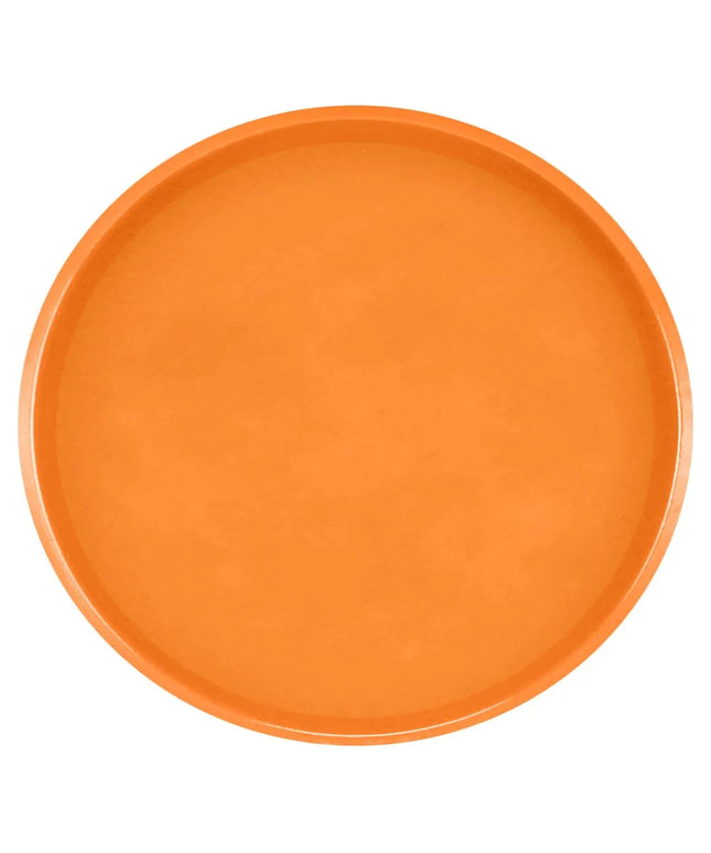 Khay Phục Vụ Tròn Cambro 1950222 Fiberglass Thấp 49.5 cm - Màu Cam Orange Pizzazz