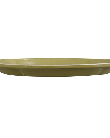 Khay Phục Vụ Tròn Camtray Cambro 900428 22.9 cm, Fiberglass, Màu Olive Green