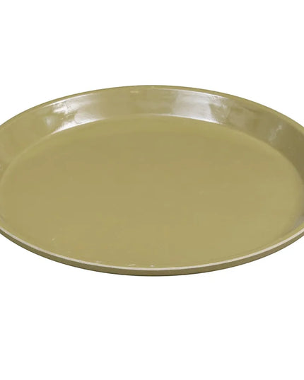 Khay Phục Vụ Tròn Camtray Cambro 900428 22.9 cm, Fiberglass, Màu Olive Green