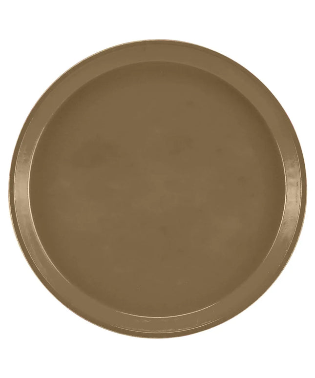 Khay Phục Vụ Tròn Camtray Cambro 900513 22.9 cm, Fiberglass, Màu Bay Leaf Brown