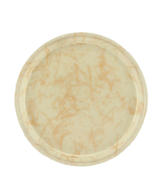 Khay Phục Vụ Tròn Camtray Cambro 900526 22.9 cm, Fiberglass, Màu Galaxy Antique Parchment Gold