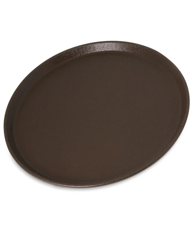 Khay Phục Vụ Tròn Carlisle 1400GR2076 Griptite™ 2 35.6 cm - Fiberglass, Màu Nâu
