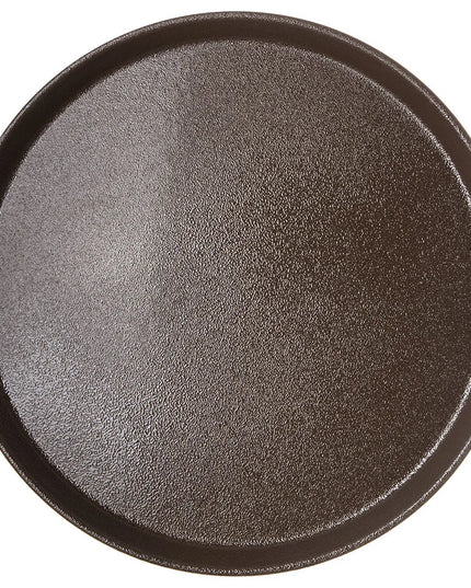 Khay Phục Vụ Tròn Carlisle 1400GR2076 Griptite™ 2 35.6 cm - Fiberglass, Màu Nâu