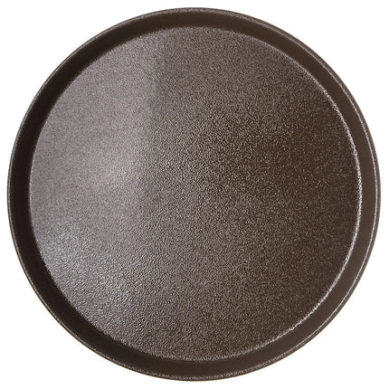 Khay Phục Vụ Tròn Carlisle 1400GR2076 Griptite™ 2 35.6 cm - Fiberglass, Màu Nâu