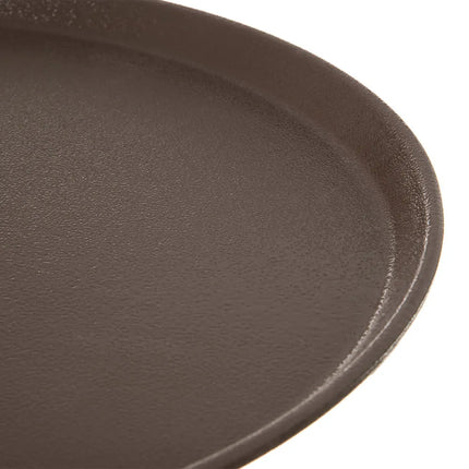 Khay Phục Vụ Tròn Carlisle Griptite™ 2 1600GR2076 40.6 cm - Fiberglass, Màu Nâu