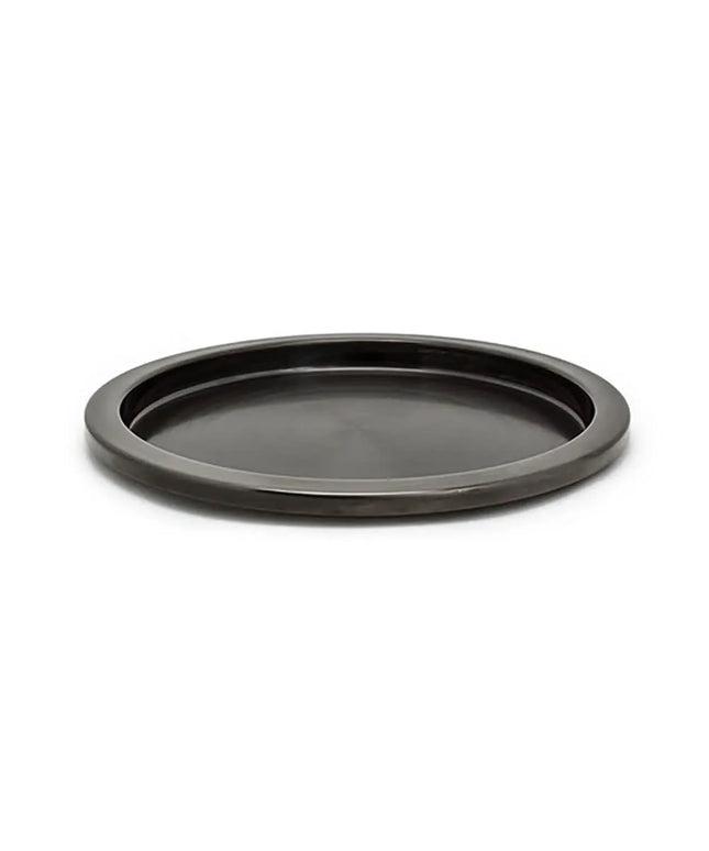 Khay Phục Vụ Tròn Front Of The House RRT011BKS21 35.6 cm, Inox, Bề Mặt Nhám Đen