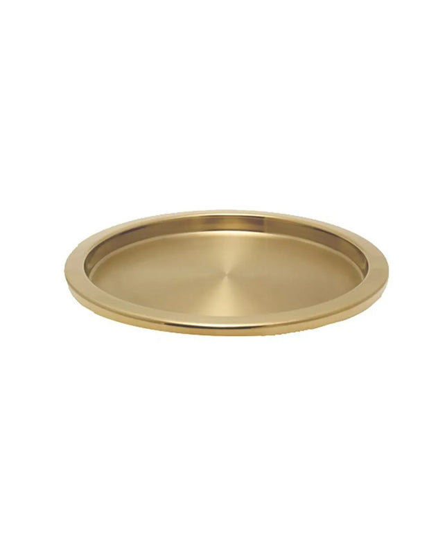 Khay Phục Vụ Tròn Front Of The House RRT011GOS21 35.6 cm, Inox, Đồng Thau Nhám