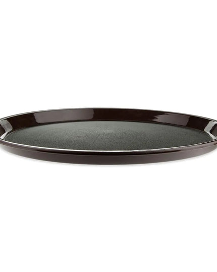 Khay Phục Vụ Tròn GET RCT-14-NS 35.6 cm Nhựa Đen/Nâu
