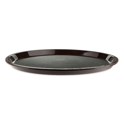 Khay Phục Vụ Tròn GET RCT-14-NS 35.6 cm Nhựa Đen/Nâu
