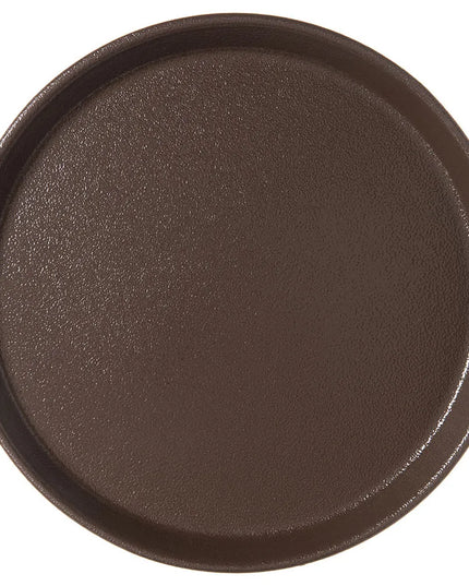 Khay Phục Vụ Tròn Griptite™ 2 Carlisle 1100GR2076 27.9 cm, Fiberglass, Màu Nâu
