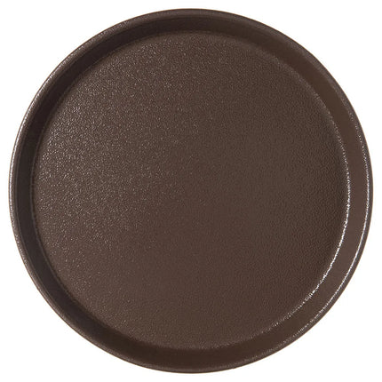 Khay Phục Vụ Tròn Griptite™ 2 Carlisle 1100GR2076 27.9 cm, Fiberglass, Màu Nâu